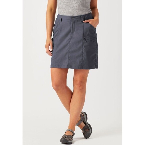 Duluth Trading Company Women's Dry on the Fly Skort Blue Size 4 - Picture 1 of 12